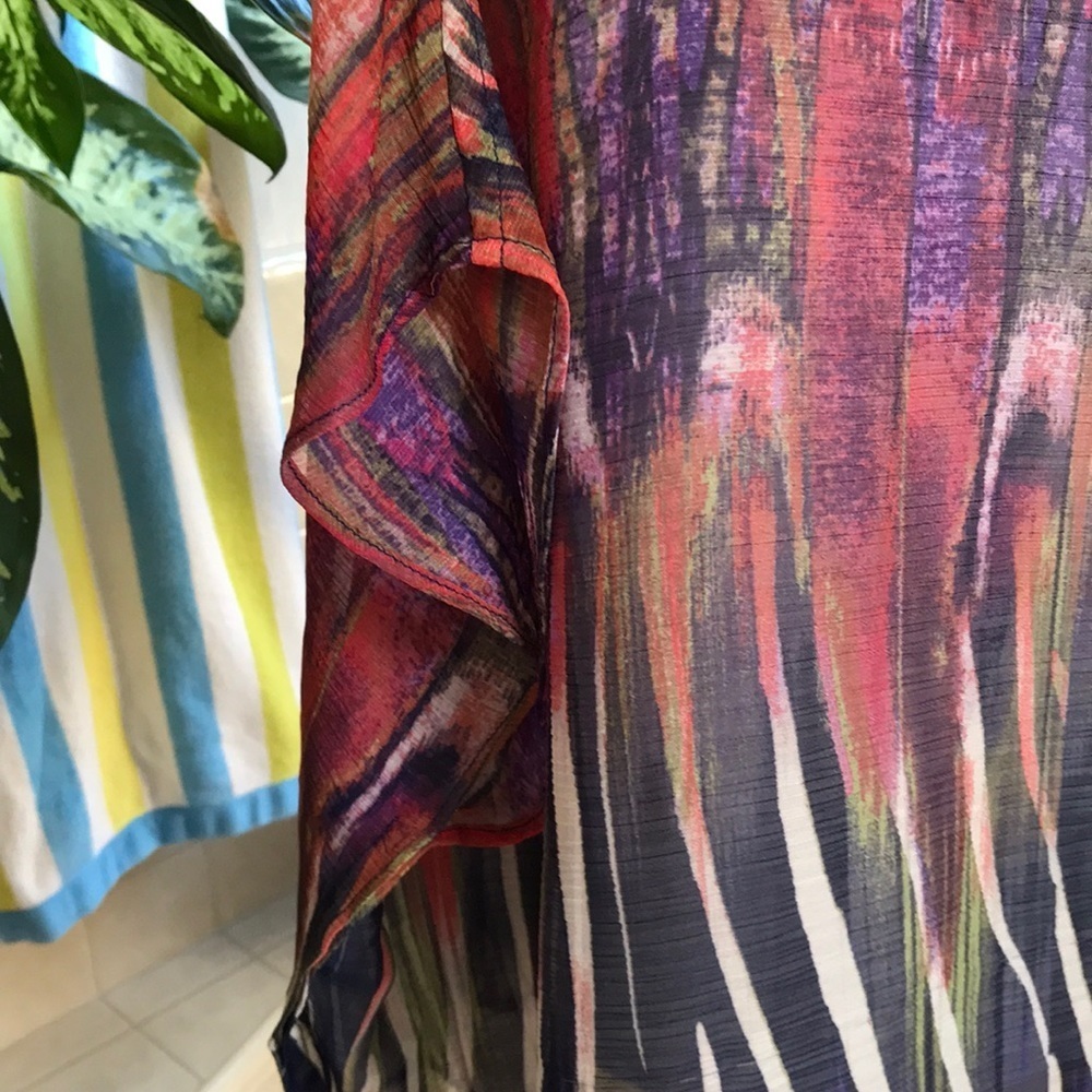 Chico's Layering Tunic With Bottom Zebra Stripes - image 4